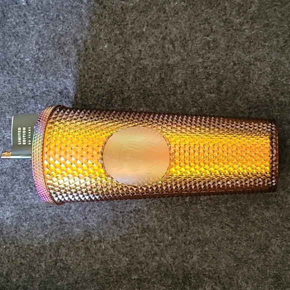 Starbucks Limited Edition 2021 50th Anniversary Honeycomb Gold Studded 24oz